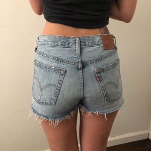 Levi’s 501 denim cut offs
